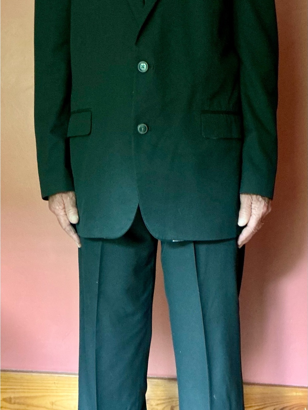 Haggar Classic Fit Suit in black. Great basic for your wardrobe.